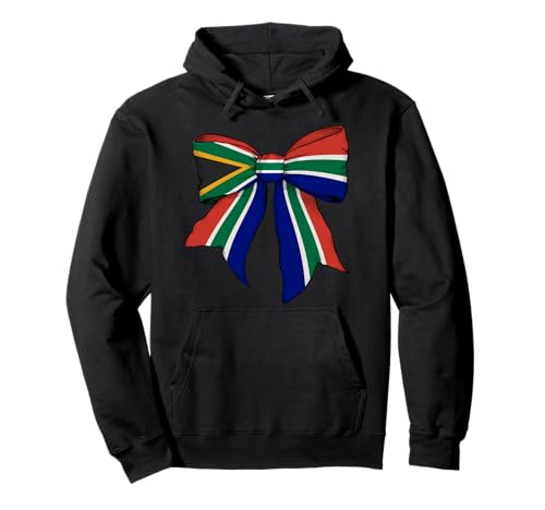 Südafrika Südafrika Stolz Flagge Mädchen Kokette Schleife Pullover Hoodie Südafrika Südafrika Stolz Flagge Mädchen Kokette Schleife Pullover Hoodie von Womens Coquette Bow South Africa Heritage Gifts