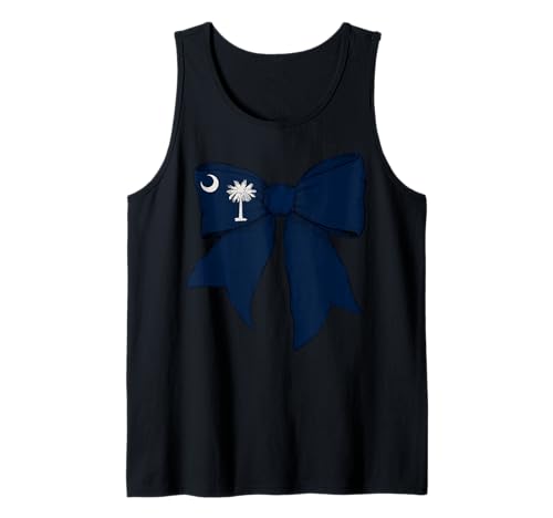 Kokettenschleifenband für Mädchen, Flagge des Bundesstaates South Carolina Tank Top Kokettenschleifenband für Mädchen, Flagge des Bundesstaates South Carolina Tank Top von Womens Coquette Bow South Carolina Heritage Gifts