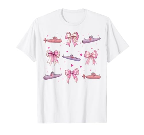U-Boot-Mädchen Kokette Schleife Rosa Mama T-Shirt U-Boot-Mädchen Kokette Schleife Rosa Mama T-Shirt von Womens Coquette Bow Submarine Submariner Gifts