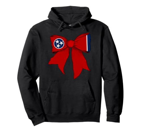 Kokettenschleifenband mit Flagge des Bundesstaates Tennessee für Mädchen Pullover Hoodie Kokettenschleifenband mit Flagge des Bundesstaates Tennessee für Mädchen Pullover Hoodie von Womens Coquette Bow Tennessee Heritage Flag Gifts