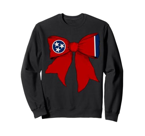 Kokettenschleifenband mit Flagge des Bundesstaates Tennessee für Mädchen Sweatshirt Kokettenschleifenband mit Flagge des Bundesstaates Tennessee für Mädchen Sweatshirt von Womens Coquette Bow Tennessee Heritage Flag Gifts