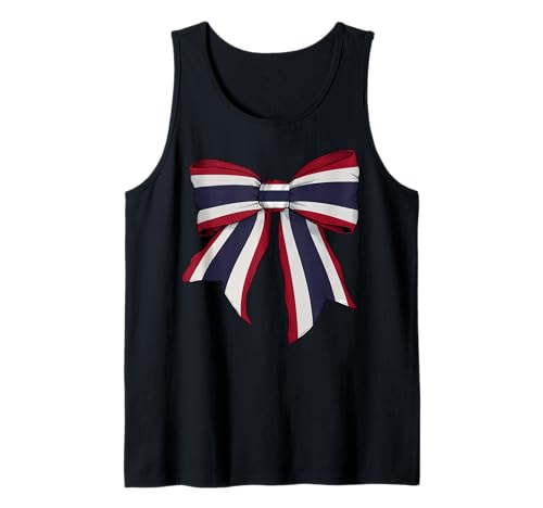 Schleifenband mit thailändischer Flagge für Mädchen Tank Top Schleifenband mit thailändischer Flagge für Mädchen Tank Top von Womens Coquette Bow Thailand Heritage Flag Gifts