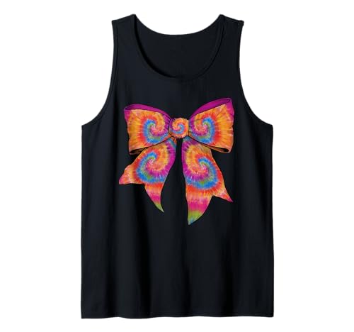 Batikschleife, Regenbogen-Wirbel-Design, Hippie-Mädchen, Kokette Tank Top Batikschleife, Regenbogen-Wirbel-Design, Hippie-Mädchen, Kokette Tank Top von Womens Coquette Bow Tie Dye Rainbow Swirl Gifts