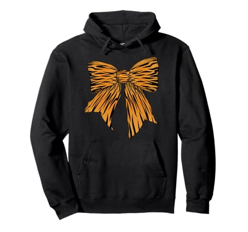Tiger Streifen Tier Muster Halloween Kostüm Mädchen Kokette Pullover Hoodie Tiger Streifen Tier Muster Halloween Kostüm Mädchen Kokette Pullover Hoodie von Womens Coquette Bow Tiger Stripes Gifts