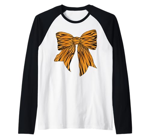 Tiger Streifen Tier Muster Halloween Kostüm Mädchen Kokette Raglan Tiger Streifen Tier Muster Halloween Kostüm Mädchen Kokette Raglan von Womens Coquette Bow Tiger Stripes Gifts