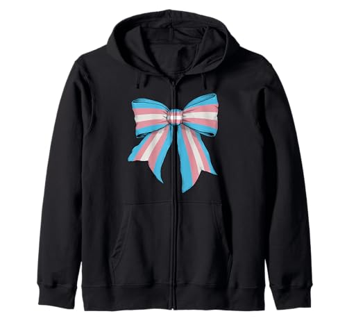 Transgender Pride Transflag LGBTQ Coquette Bow für Mädchen Kapuzenjacke Transgender Pride Transflag LGBTQ Coquette Bow für Mädchen Kapuzenjacke von Womens Coquette Bow Transgender Pride LGBTQ Gifts