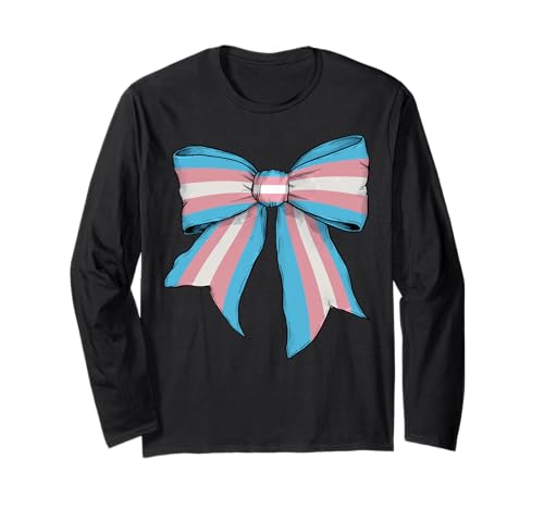 Transgender Pride Transflag LGBTQ Coquette Bow für Mädchen Langarmshirt Transgender Pride Transflag LGBTQ Coquette Bow für Mädchen Langarmshirt von Womens Coquette Bow Transgender Pride LGBTQ Gifts