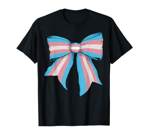 Transgender Pride Transflag LGBTQ Coquette Bow für Mädchen T-Shirt Transgender Pride Transflag LGBTQ Coquette Bow für Mädchen T-Shirt von Womens Coquette Bow Transgender Pride LGBTQ Gifts