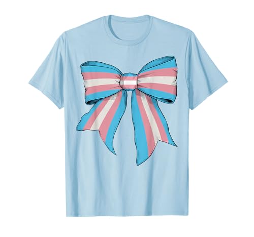 Transgender Pride Transflag LGBTQ Coquette Bow für Mädchen T-Shirt Transgender Pride Transflag LGBTQ Coquette Bow für Mädchen T-Shirt von Womens Coquette Bow Transgender Pride LGBTQ Gifts