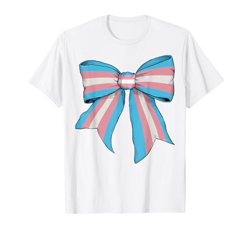 Transgender Pride Transflag LGBTQ Coquette Bow für Mädchen T-Shirt Transgender Pride Transflag LGBTQ Coquette Bow für Mädchen T-Shirt von Womens Coquette Bow Transgender Pride LGBTQ Gifts