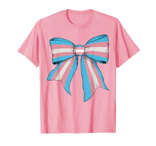 Transgender Pride Transflag LGBTQ Coquette Bow für Mädchen T-Shirt Transgender Pride Transflag LGBTQ Coquette Bow für Mädchen T-Shirt von Womens Coquette Bow Transgender Pride LGBTQ Gifts
