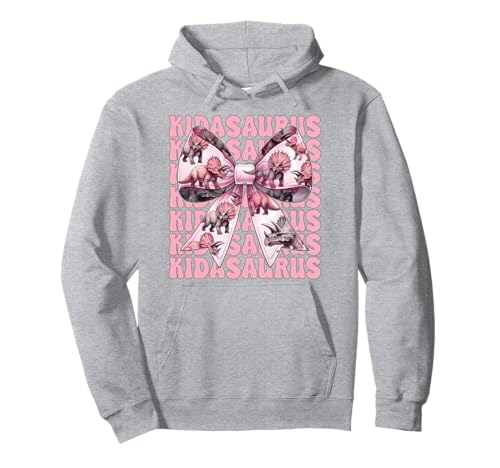 Kidasaurus Triceratops Dinosaurier Mädchen Kokette Schleife Pullover Hoodie von Womens Coquette Bow Triceratops Dinosaur Gifts
