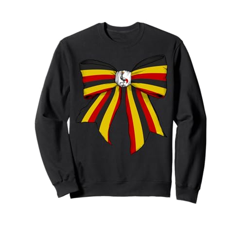 Uganda Ugandischer Stolz Flagge Mädchen Kokette Schleife Band Sweatshirt Uganda Ugandischer Stolz Flagge Mädchen Kokette Schleife Band Sweatshirt von Womens Coquette Bow Uganda Heritage Flag Gifts