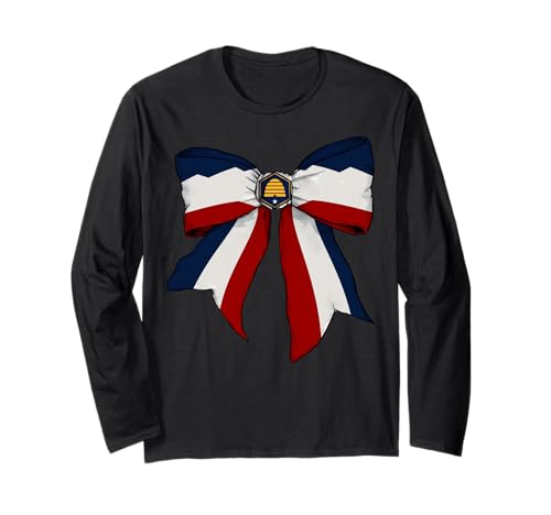 Kokettenschleifenband mit Flagge von Utah für Mädchen Langarmshirt Kokettenschleifenband mit Flagge von Utah für Mädchen Langarmshirt von Womens Coquette Bow Utah Heritage Flag Gifts