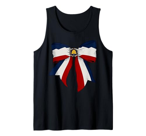 Kokettenschleifenband mit Flagge von Utah für Mädchen Tank Top Kokettenschleifenband mit Flagge von Utah für Mädchen Tank Top von Womens Coquette Bow Utah Heritage Flag Gifts