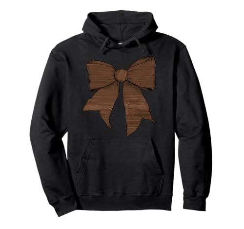 Schleifenband für Mädchen, Walnussholz, Braun Pullover Hoodie Schleifenband für Mädchen, Walnussholz, Braun Pullover Hoodie von Womens Coquette Bow Walnut Hardwood Gifts