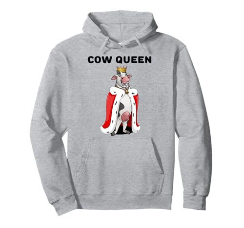 Cow Queen | Mädchen Kuh T-Shirt | Farmer Damen Kuh Pullover Hoodie Cow Queen | Mädchen Kuh T-Shirt | Farmer Damen Kuh Pullover Hoodie von Womens Cow Shirts for Girls