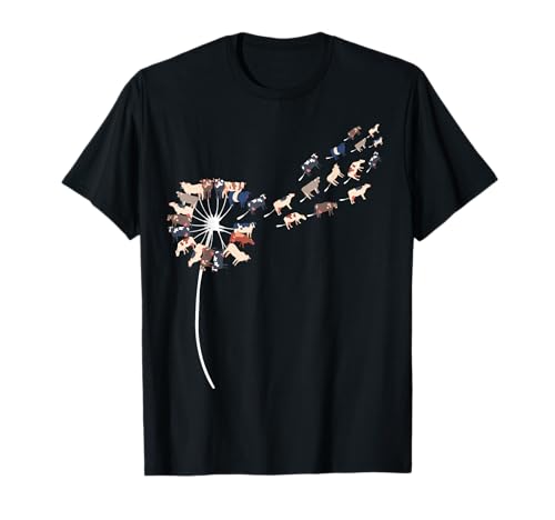 Pusteblume Kühe Shirt für Kuhliebhaber | Damen Kuh T-Shirt Pusteblume Kühe Shirt für Kuhliebhaber | Damen Kuh T-Shirt von Womens Cow Shirts