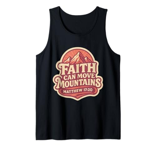 Damen Bibelvers Faith Can Move Mountains, christliches Zitat Tank Top Damen Bibelvers Faith Can Move Mountains, christliches Zitat Tank Top von Womens Faith Can Move Mountains Verse Products