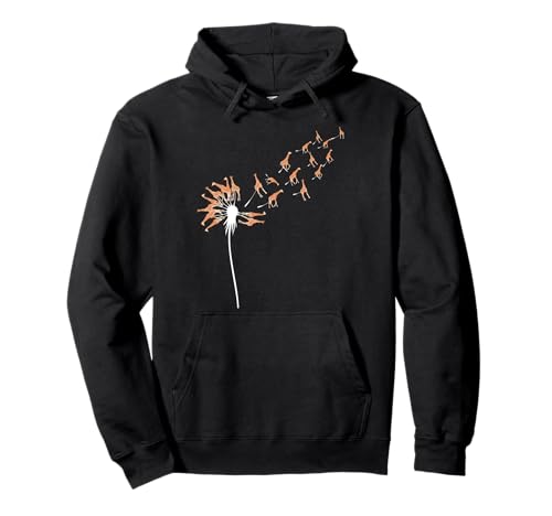 Löwenzahn-Giraffen-Shirt für Giraffenliebhaber | Damen Giraffe Pullover Hoodie Löwenzahn-Giraffen-Shirt für Giraffenliebhaber | Damen Giraffe Pullover Hoodie von Womens Giraffe Shirts