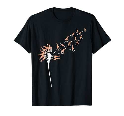 Löwenzahn-Giraffen-Shirt für Giraffenliebhaber | Damen Giraffe T-Shirt Löwenzahn-Giraffen-Shirt für Giraffenliebhaber | Damen Giraffe T-Shirt von Womens Giraffe Shirts