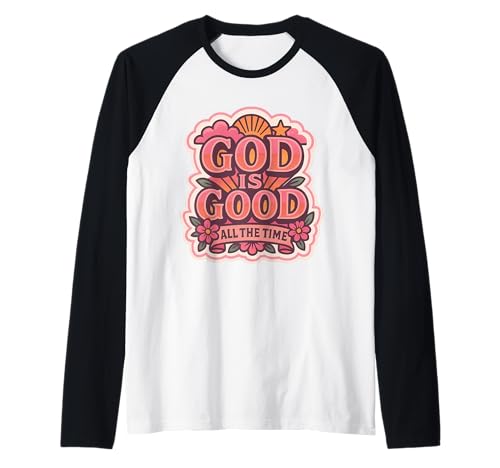 Damen God is Good All The Time Christian Girl Jesus Christus Raglan Damen God is Good All The Time Christian Girl Jesus Christus Raglan von Womens God Is Good All The Time Christian Products