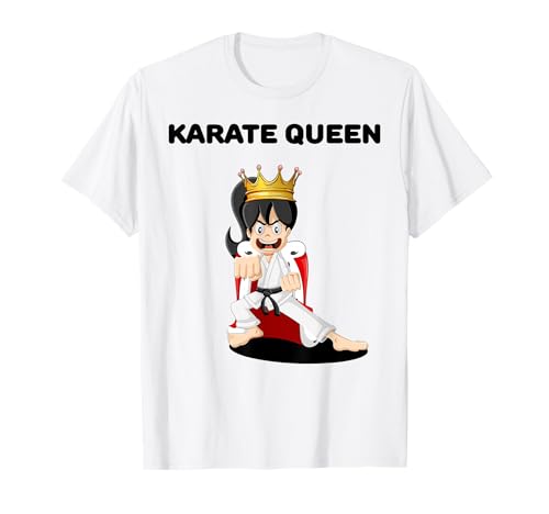 Karate Queen | Mädchen Karate T-Shirt | Damen Karate T-Shirt Karate Queen | Mädchen Karate T-Shirt | Damen Karate T-Shirt von Womens Karate Shirts for Girls