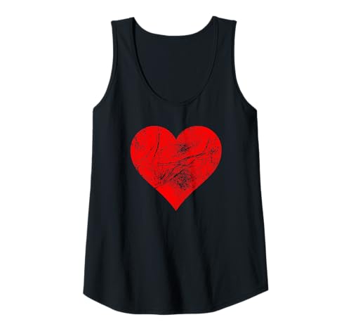 Damen Frauen lieben rotes Herz Casual Valentinstag Grafik Tops Tank Top Damen Frauen lieben rotes Herz Casual Valentinstag Grafik Tops Tank Top von Womens Love Red Heart Tops