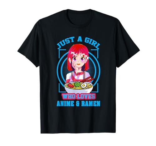 Nur ein Mädchen, das Anime und Ramen liebt, japan japanisch T-Shirt Nur ein Mädchen, das Anime und Ramen liebt, japan japanisch T-Shirt von Womens Nur ein Mädchen, Anime und Ramen Japan