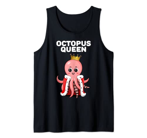 Octopus Queen | Mädchen Octopus T-Shirt | Damen Octopus Tank Top Octopus Queen | Mädchen Octopus T-Shirt | Damen Octopus Tank Top von Womens Octopus Shirts for Girls