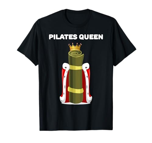 Pilates Queen | Pilates-T-Shirt für Mädchen | Damen Pilates T-Shirt Pilates Queen | Pilates-T-Shirt für Mädchen | Damen Pilates T-Shirt von Womens Pilates Shirts for Girls