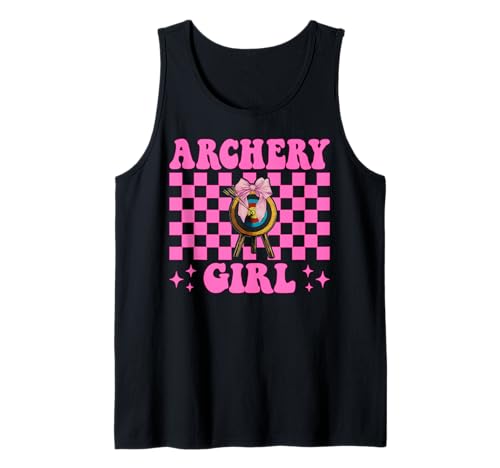Bogenschießen Mädchen Bogenschießen Mutter Bogenschützer Bogen und Pfeil Muttertag Tank Top Bogenschießen Mädchen Bogenschießen Mutter Bogenschützer Bogen und Pfeil Muttertag Tank Top von Womens Pink Coquette Bow Archery Archer Gifts
