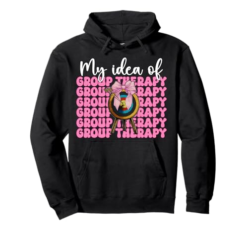 Bogenschießen Mädchen Mama Bogenschützer Bogen und Pfeil Idee der Gruppentherapie Pullover Hoodie von Womens Pink Coquette Bow Archery Archer Gifts