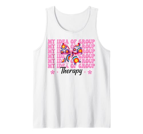 Bogenschießen Mädchen Mama Bogenschützer Bogen und Pfeil Idee der Gruppentherapie Tank Top Bogenschießen Mädchen Mama Bogenschützer Bogen und Pfeil Idee der Gruppentherapie Tank Top von Womens Pink Coquette Bow Archery Archer Gifts