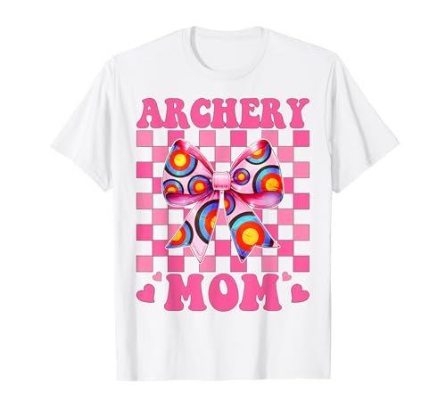 Bogenschießen Mama Mama Bogenschütze Pfeil und Bogen Muttertag Kokette T-Shirt Bogenschießen Mama Mama Bogenschütze Pfeil und Bogen Muttertag Kokette T-Shirt von Womens Pink Coquette Bow Archery Archer Gifts