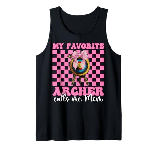 My Favorite Archer Calls Me Mom Bogenschießen Mama Muttertag Tank Top My Favorite Archer Calls Me Mom Bogenschießen Mama Muttertag Tank Top von Womens Pink Coquette Bow Archery Archer Gifts