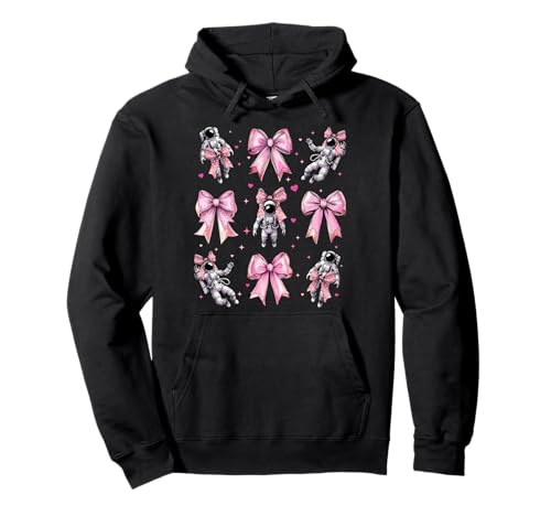 Astronaut Space Girl Kokette Schleife Rosa Mama Pullover Hoodie Astronaut Space Girl Kokette Schleife Rosa Mama Pullover Hoodie von Womens Pink Coquette Bow Astronaut Space Gifts