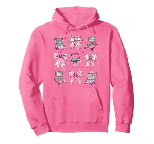 Toningenieur Tontechniker Mädchen Coquette Bow Pink Mom Pullover Hoodie Toningenieur Tontechniker Mädchen Coquette Bow Pink Mom Pullover Hoodie von Womens Pink Coquette Bow Audio Engineer Gifts