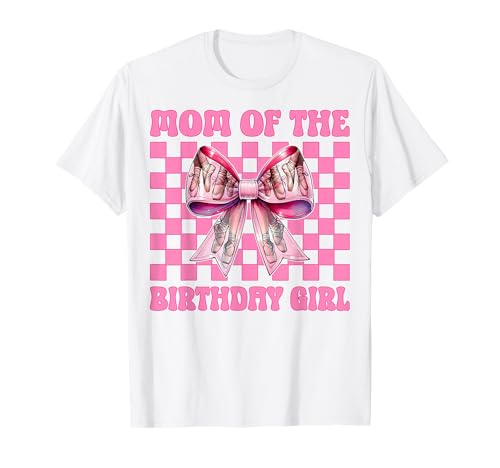 Ballerina Mama Ballett Tänzerin Mutter des Geburtstags Mädchen T-Shirt Ballerina Mama Ballett Tänzerin Mutter des Geburtstags Mädchen T-Shirt von Womens Pink Coquette Bow Ballerina Ballet Gifts