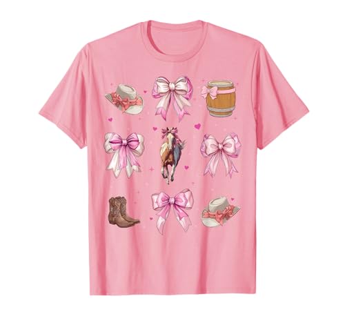 Barrel Racer Barrel Racing Rodeo Mädchen Kokette Bogen Rosa Mama T-Shirt Barrel Racer Barrel Racing Rodeo Mädchen Kokette Bogen Rosa Mama T-Shirt von Womens Pink Coquette Bow Barrel Racer Rodeo Gifts