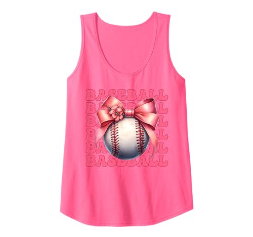 Coquette Bow, Baseballspieler, Mädchen, Mama, Muttertag, Rosa Tank Top Coquette Bow, Baseballspieler, Mädchen, Mama, Muttertag, Rosa Tank Top von Womens Pink Coquette Bow Baseball Player Gifts
