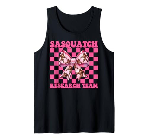 Sasquatch Research Team Bigfoot Girl Mama Coquette Bow Tank Top Sasquatch Research Team Bigfoot Girl Mama Coquette Bow Tank Top von Womens Pink Coquette Bow Bigfoot Sasquatch Gifts
