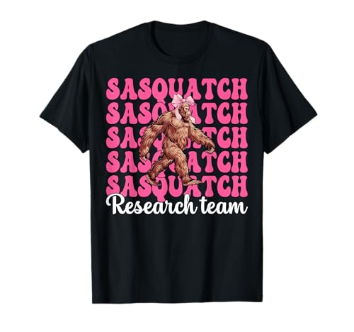 Sasquatch Research Team Lustiger Bigfoot Girl Mom Coquette Bow T-Shirt Sasquatch Research Team Lustiger Bigfoot Girl Mom Coquette Bow T-Shirt von Womens Pink Coquette Bow Bigfoot Sasquatch Gifts