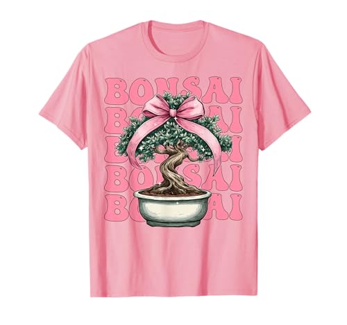 Kokette Schleife Bonsai Baum Japanisches Zen-Mädchen Mutter Muttertag T-Shirt Kokette Schleife Bonsai Baum Japanisches Zen-Mädchen Mutter Muttertag T-Shirt von Womens Pink Coquette Bow Bonsai Japanese Gifts