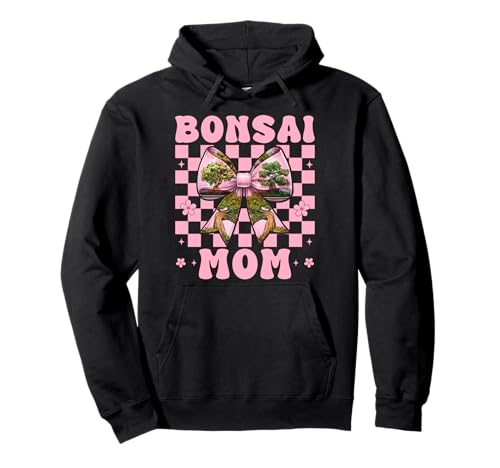 Bonsai Mom Mama Tree Japanischer Zen Muttertag Kokette Schleife Pullover Hoodie von Womens Pink Coquette Bow Bonsai Tree Zen Gifts
