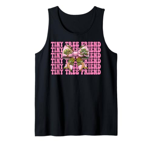 Lustiger Bonsai, Japanisches Zen, Mädchen, Mutter, Kokette, Kleiner Baumfreund Tank Top von Womens Pink Coquette Bow Bonsai Tree Zen Gifts