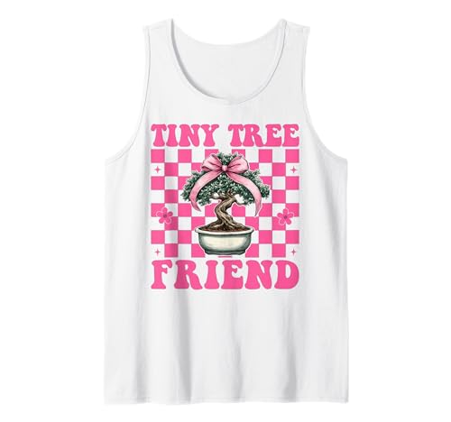 Lustiger Bonsai, Japanisches Zen, Mädchen, Mutter, Kokette, Kleiner Baumfreund Tank Top von Womens Pink Coquette Bow Bonsai Tree Zen Gifts