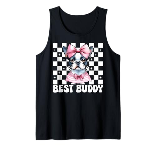 Best Buddy Boston Terrier, Bostie, Hund, Mädchen, Mama, Kokettenbogen Tank Top Best Buddy Boston Terrier, Bostie, Hund, Mädchen, Mama, Kokettenbogen Tank Top von Womens Pink Coquette Bow Boston Terrier Dog Gifts