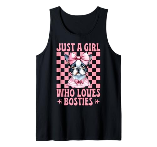 Nur EIN Mädchen, das Bosties liebt Boston Terrier Bostie Dog Tank Top Nur EIN Mädchen, das Bosties liebt Boston Terrier Bostie Dog Tank Top von Womens Pink Coquette Bow Boston Terrier Dog Gifts