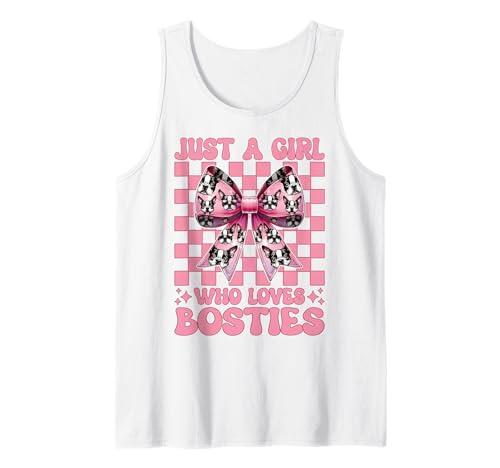 Nur EIN Mädchen, das Bosties liebt Boston Terrier Bostie Dog Tank Top Nur EIN Mädchen, das Bosties liebt Boston Terrier Bostie Dog Tank Top von Womens Pink Coquette Bow Boston Terrier Dog Gifts
